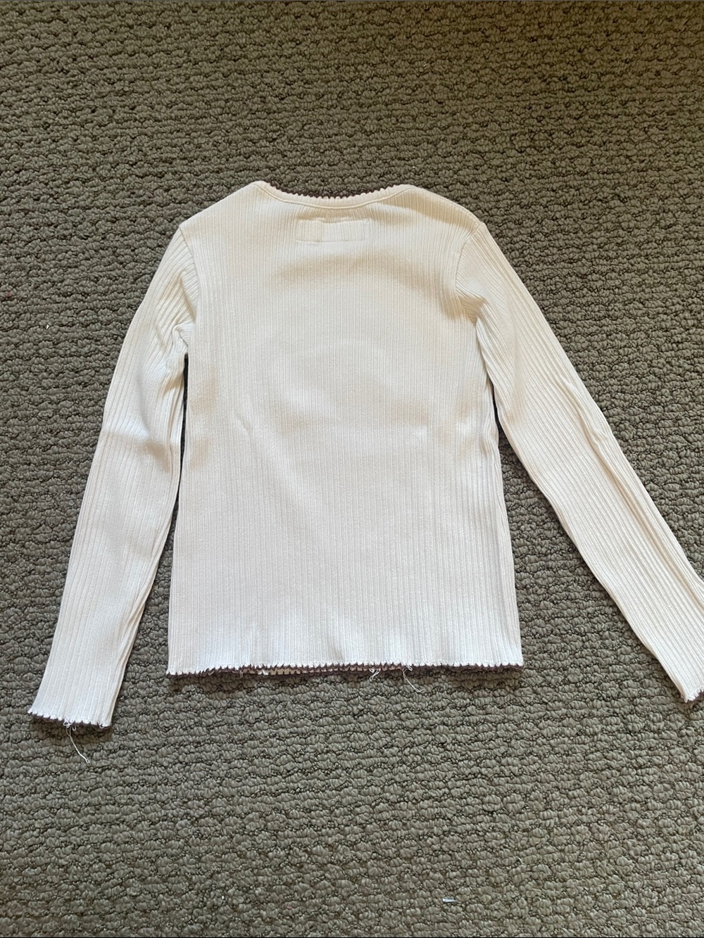 Zara Embroidered Rib Shirt - Picture 3 of 3